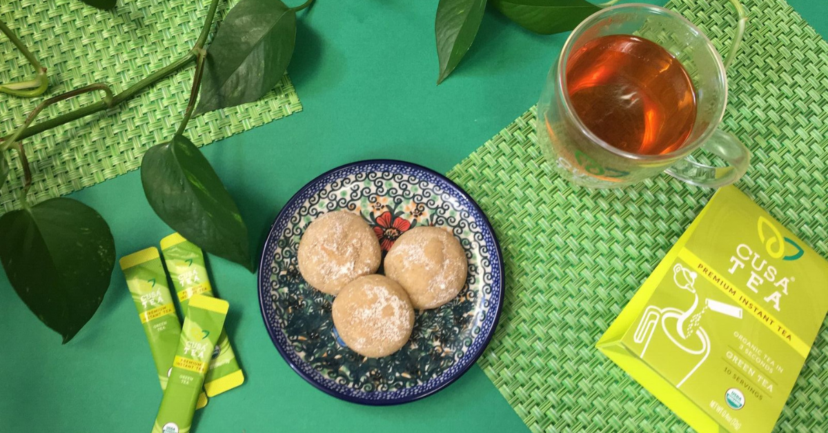 Recipe: Cusa Tea Green Tea Cake Cookies