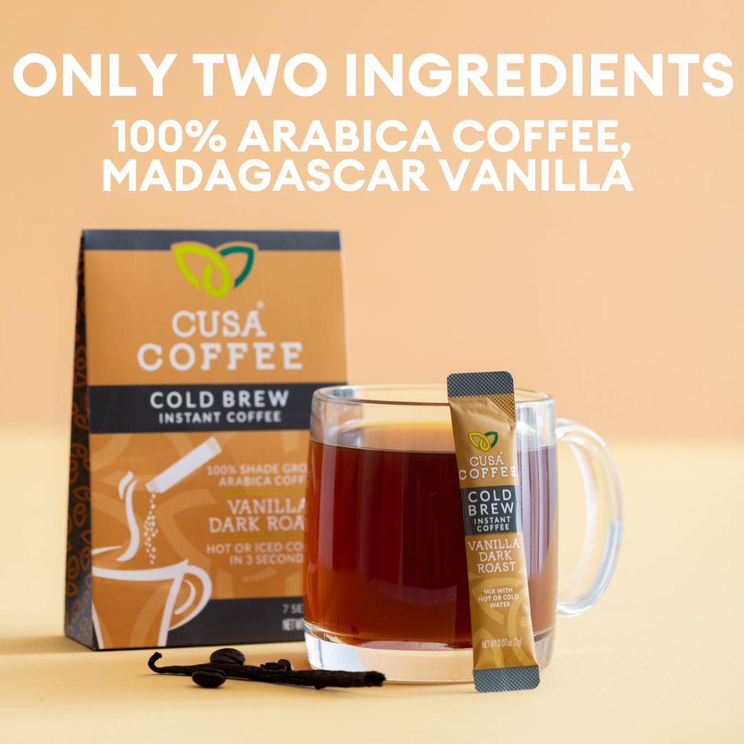 Cusa | Vanilla Dark Roast Coffee Pitcher Packs