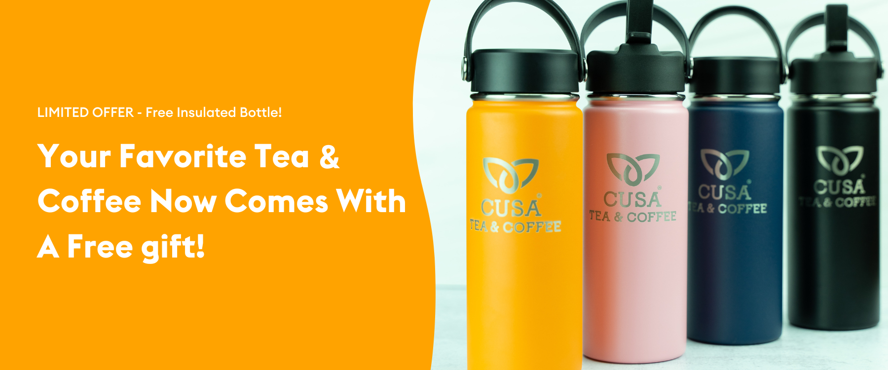 CUSA | Coffee and Tea Free Bottles