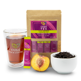 Cusa | Instant Peach Green Tea Sticks