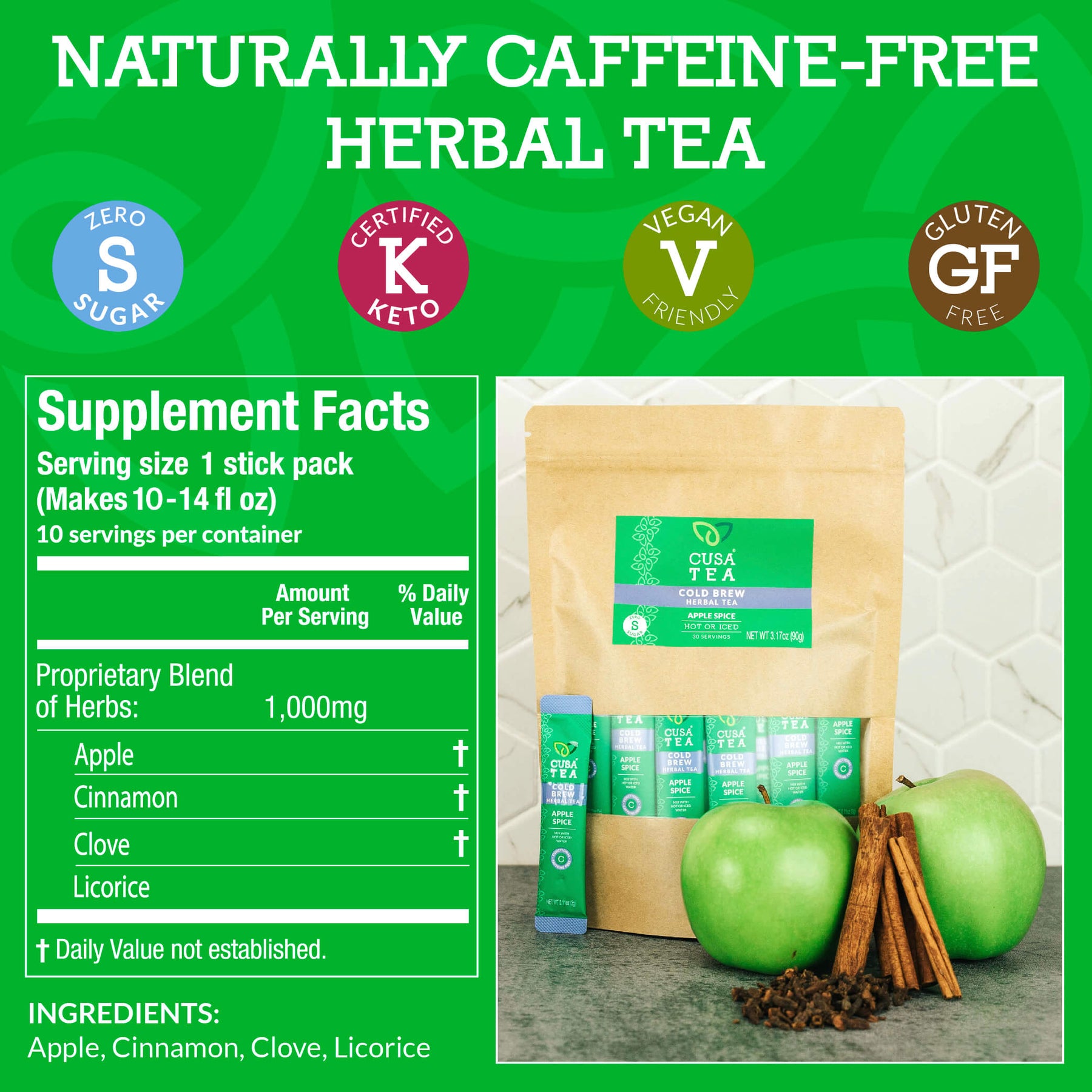 Apple Spice Herbal Tea