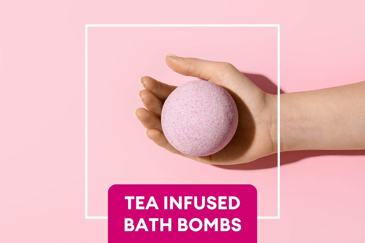 DIY Tea-Infused Bath Bombs Recipe