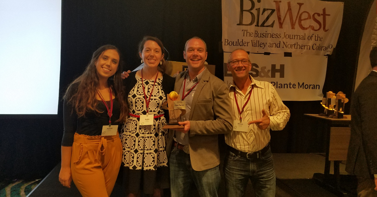 Cusa Tea Wins BizWest “Innovation Quotient” Award for Natural Products