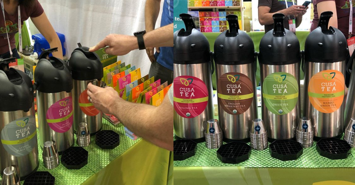 Cusa Tea Debuts Reusable Sample-cup Program at Outdoor Retailer